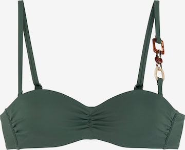 Hauts de bikini LASCANA en vert : devant