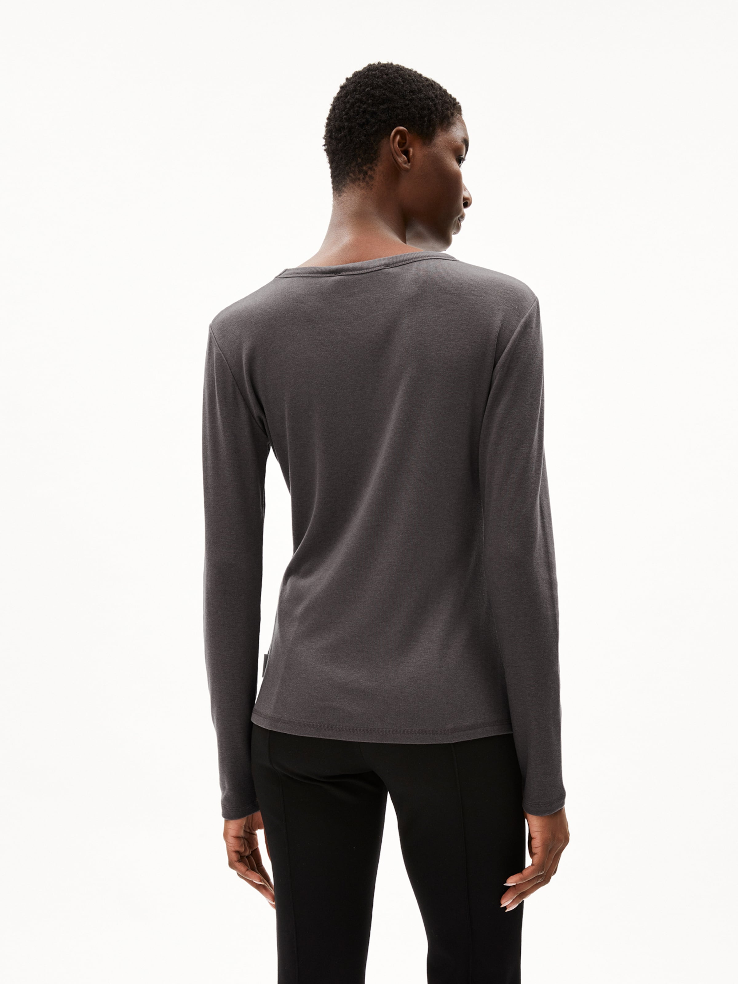 ARMEDANGELS Shirt ' MAIAA LUANNAA ' in Black: front