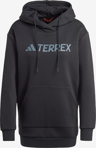 ADIDAS TERREX Sportsweatshirt in Schwarz: Vorderseite