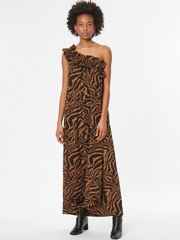 Copenhagen Muse - Vestido 'ASLAUG' em castanho: frente