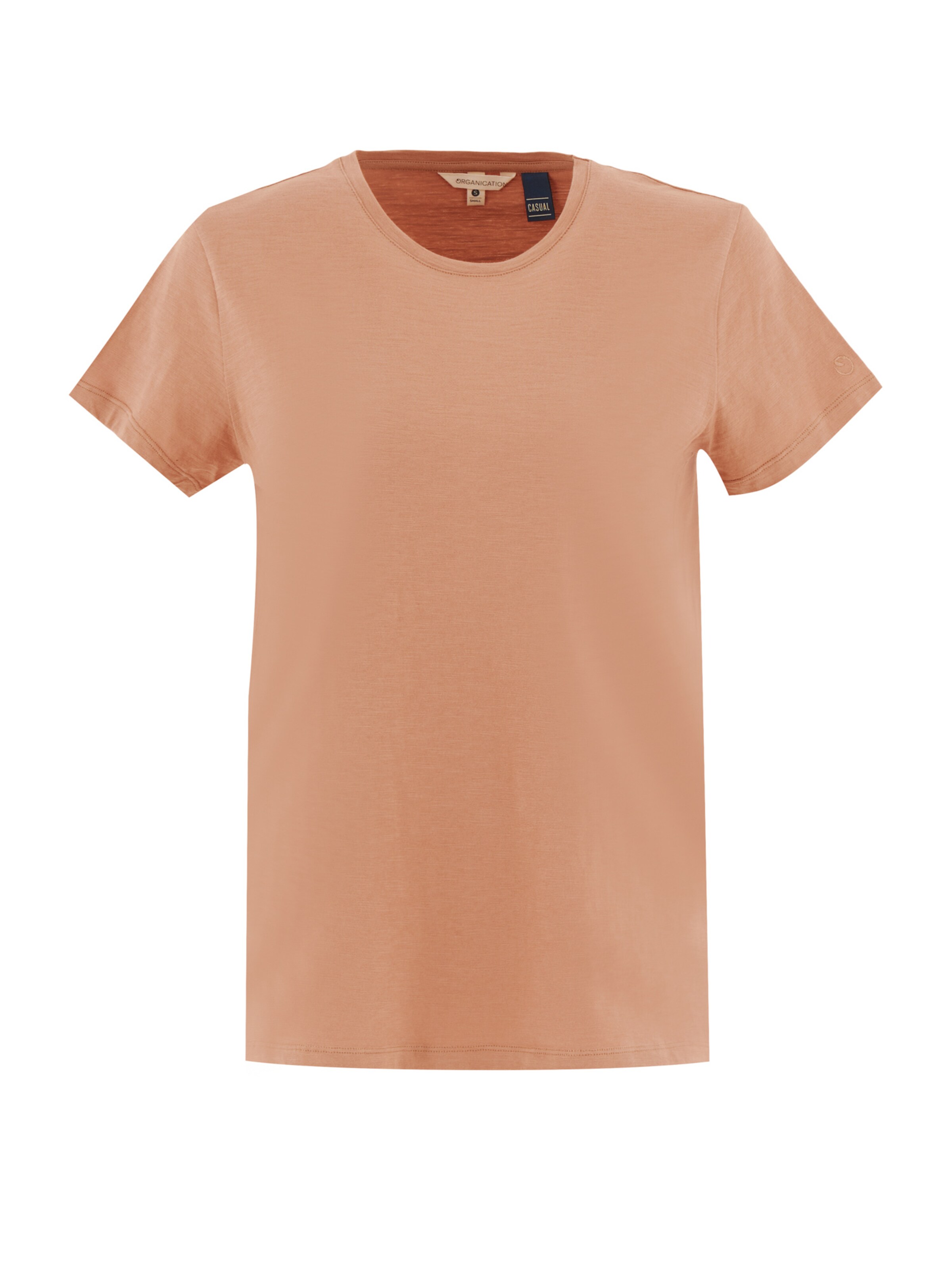 Organication T-Shirt in Beige: Vorderseite