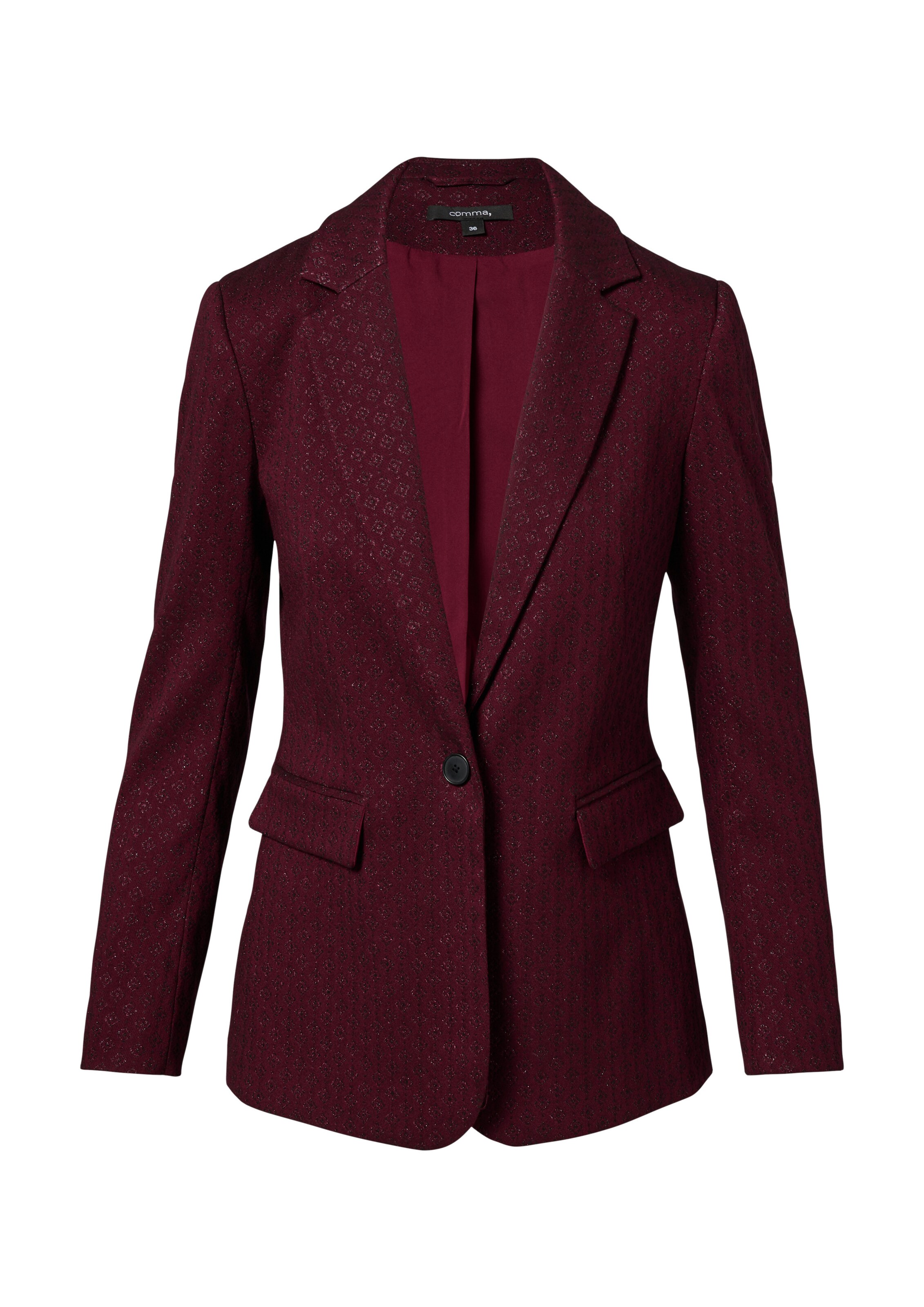 COMMA Blazer en bordeaux, Vue avec produit