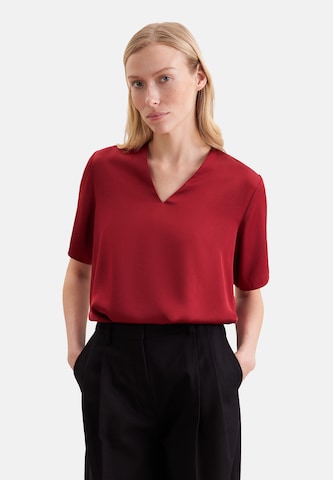 SEIDENSTICKER Blouse in Rood: voorkant