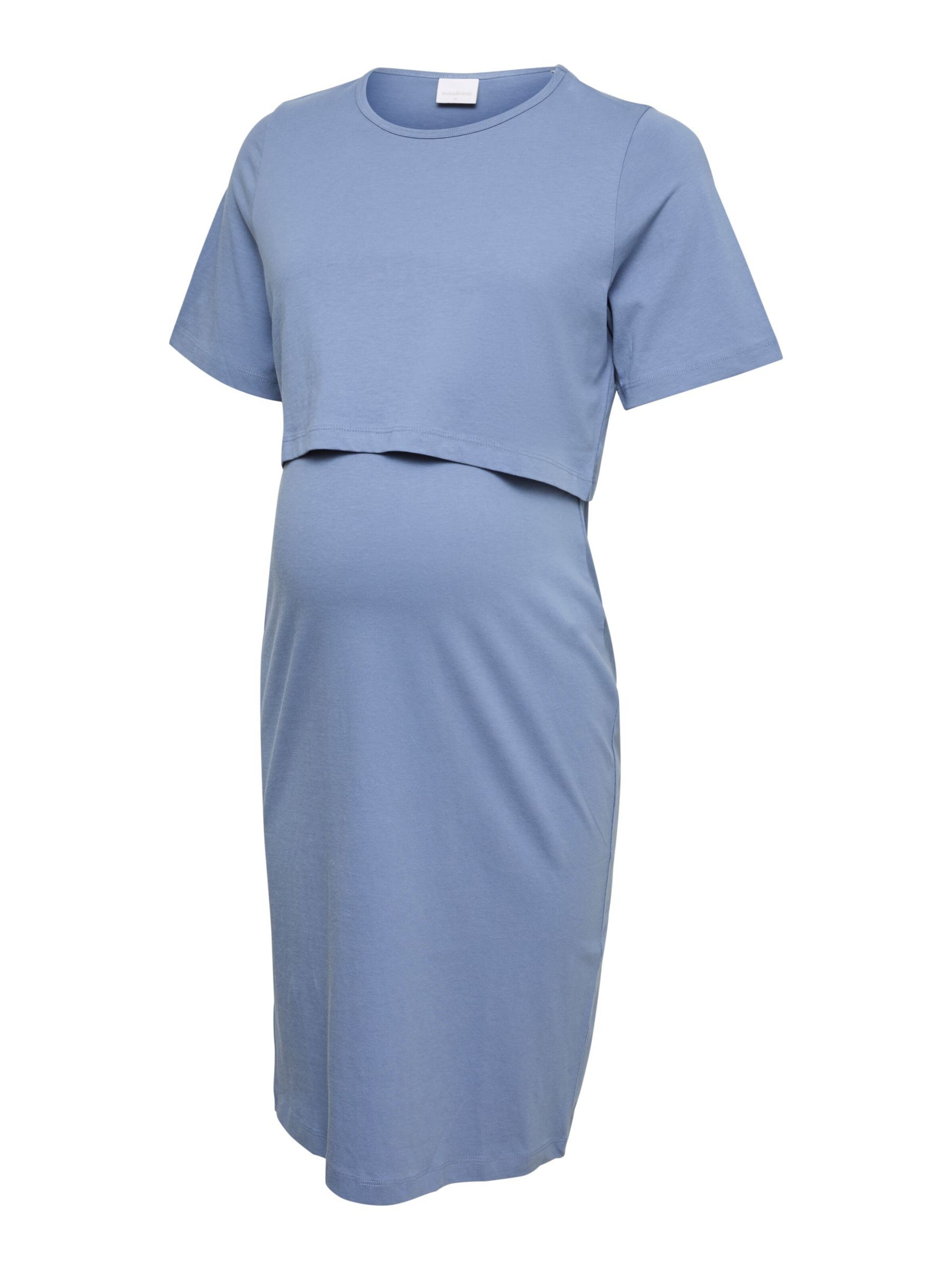 MAMALICIOUS Jurk in Blauw: voorkant