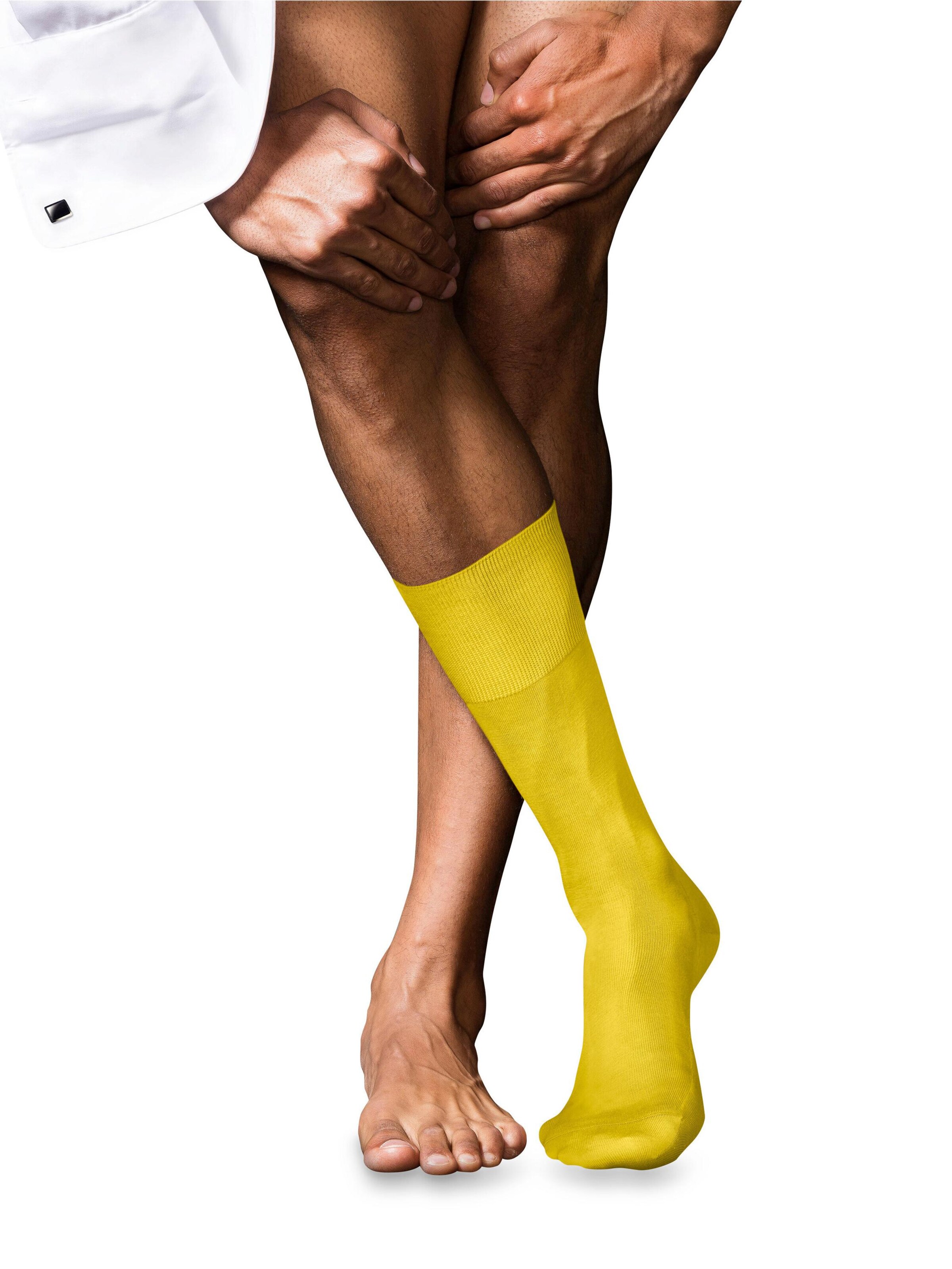 FALKE Socks in Yellow: front