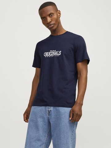 JACK & JONES Shirt in Blauw: voorkant