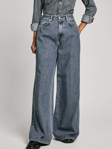 Pepe Jeans Wide leg Jeans in Blue: front