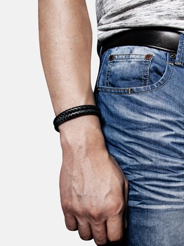 Bracelet 'Double' SERASAR en noir