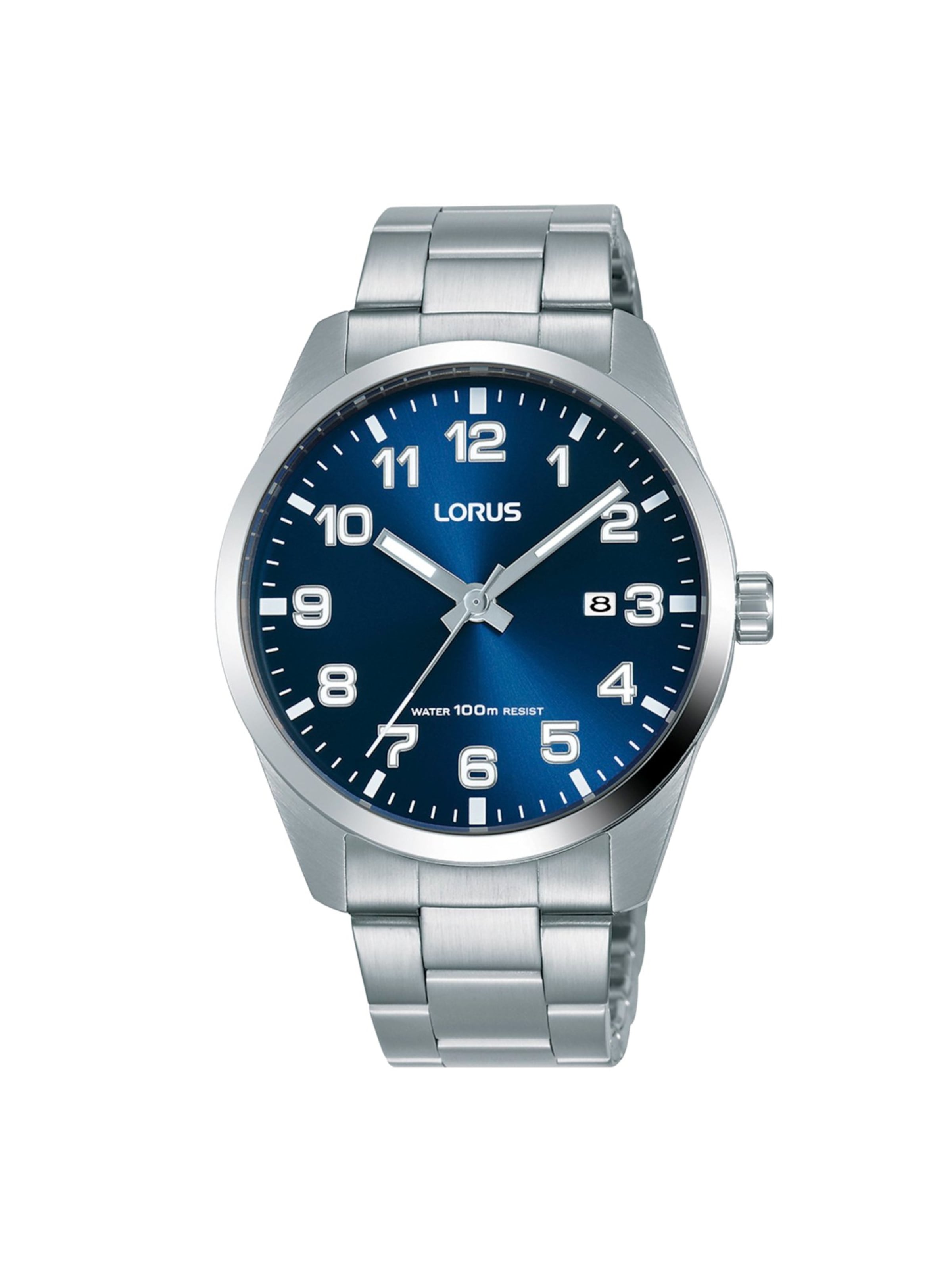 LORUS Analog Watch in Silver: front