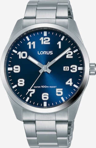 Montre à affichage analogique LORUS en argent : devant