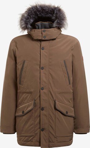 GUESS Winter Jacket in Green: front