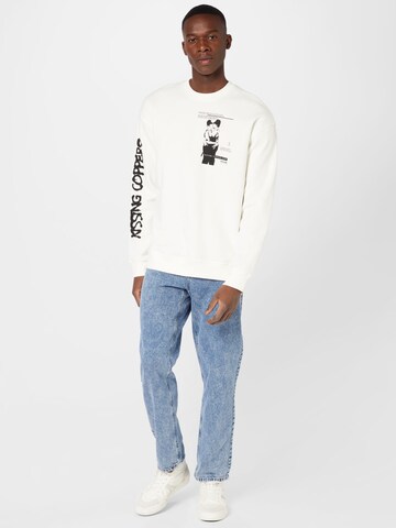 Only & Sons Sweatshirt 'Banksy' in Wit