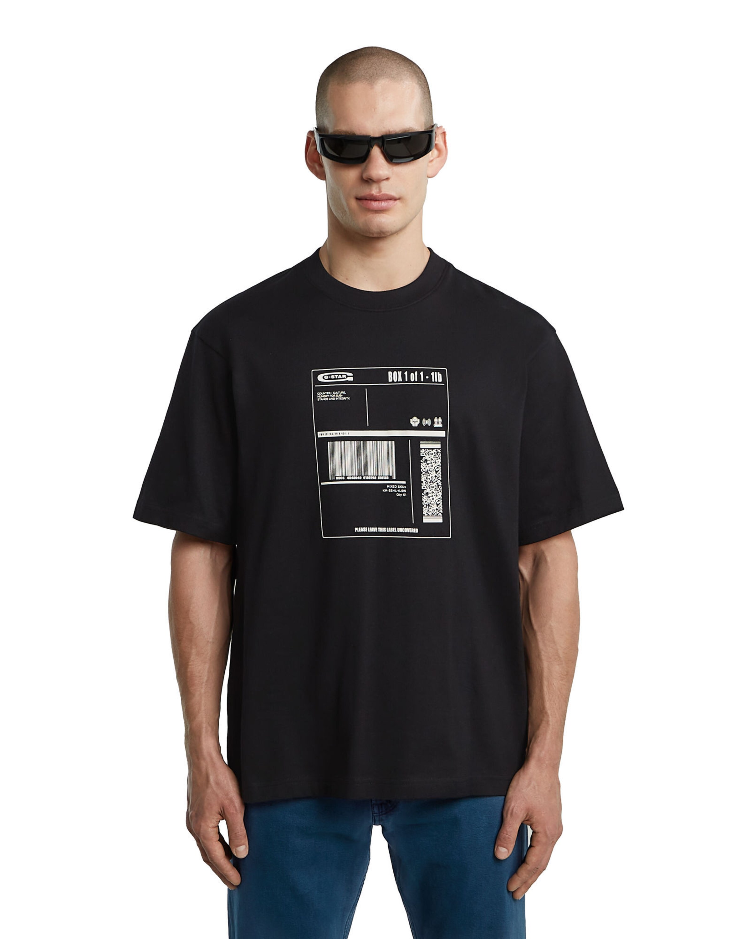 G-STAR Shirt in Black: front