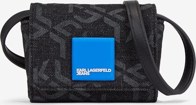 KARL LAGERFELD JEANS Umhängetasche in blau / schwarz / weiß, Produktansicht