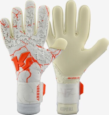 KEEPERsport Athletic Gloves in Orange: front