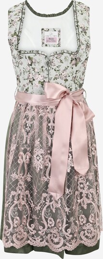 MARJO Dirndl 'GESA' in Grass green / Pastel green / Pink / White, Item view