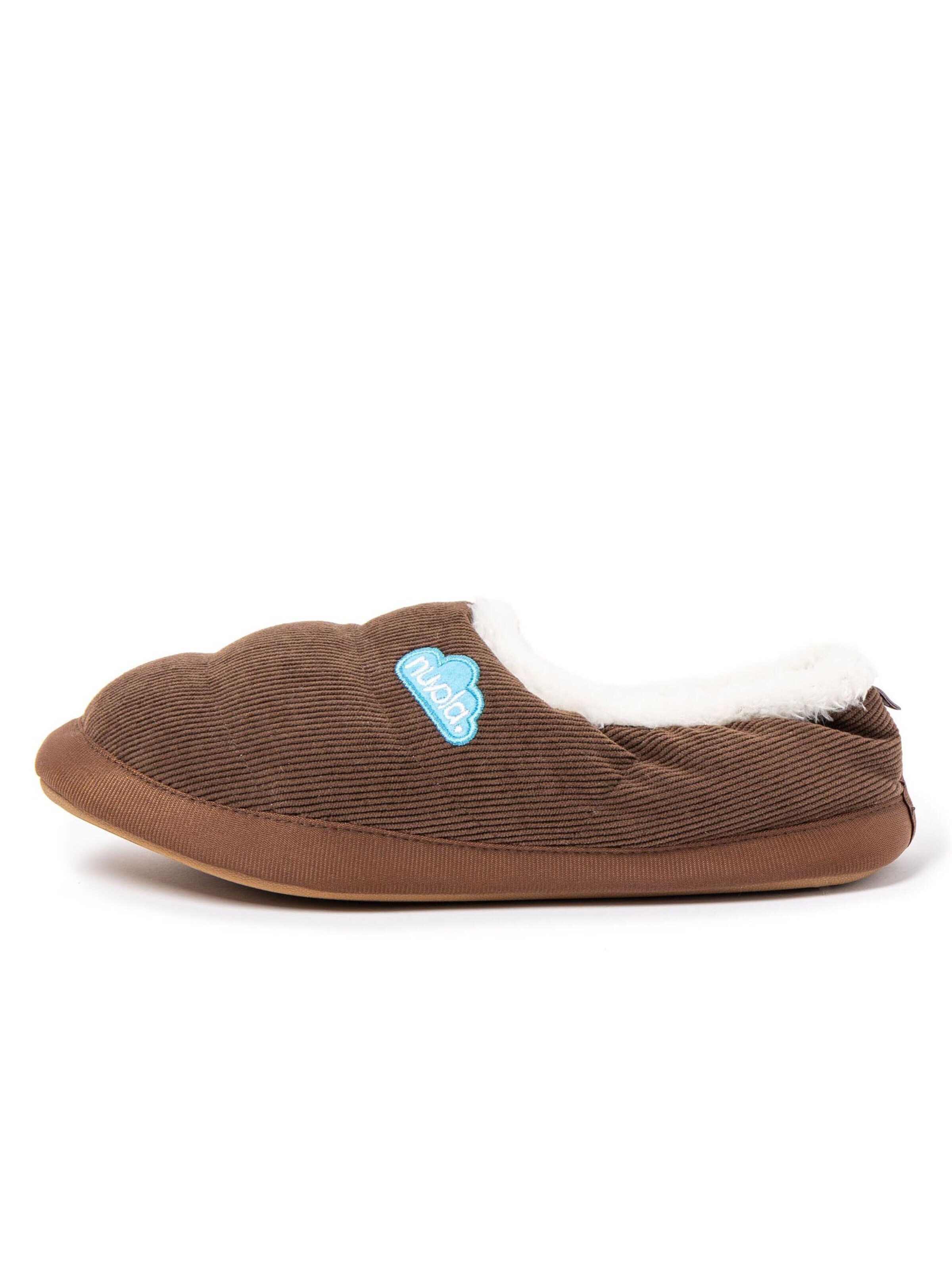 Nuvola. Slippers 'Classic Cordy' in Brown: front