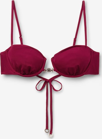 CALZEDONIA Bikini Top in Red: front