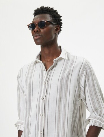 Koton Regular fit Button Up Shirt in White
