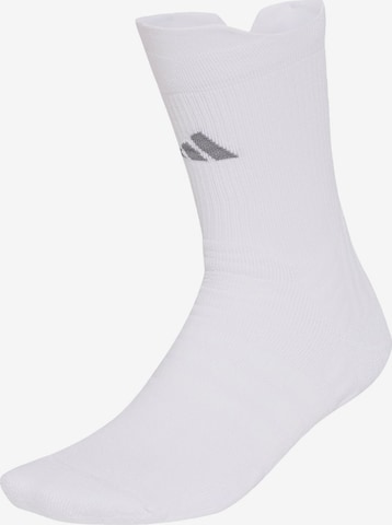 ADIDAS PERFORMANCE Sports socks in White: front