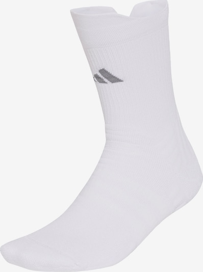 ADIDAS PERFORMANCE Sportsocken 'TENNIS CREW CUSHIONED 1 PAIR PACK' in 37-39 in hellgrau / weiß, Produktansicht