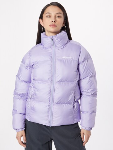 Veste outdoor 'Puffect' COLUMBIA en violet : devant