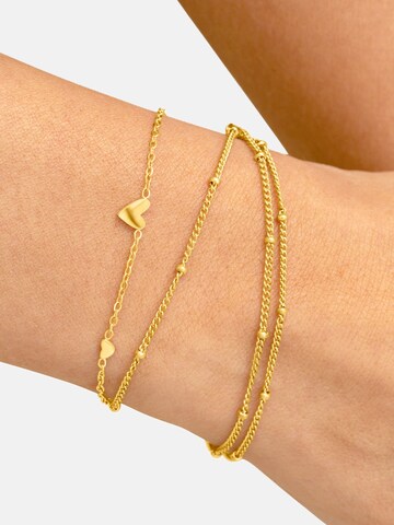timi of sweden Armband 'Sarah' in Goud: voorkant