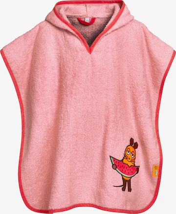 PLAYSHOES Kylpytakki 'DIE MAUS MELONE' värissä vaaleanpunainen: etupuoli