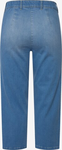 Coupe slim Jean Ulla Popken en bleu