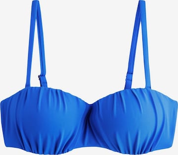 Next Bandeau Bikinitoppi värissä sininen: etupuoli