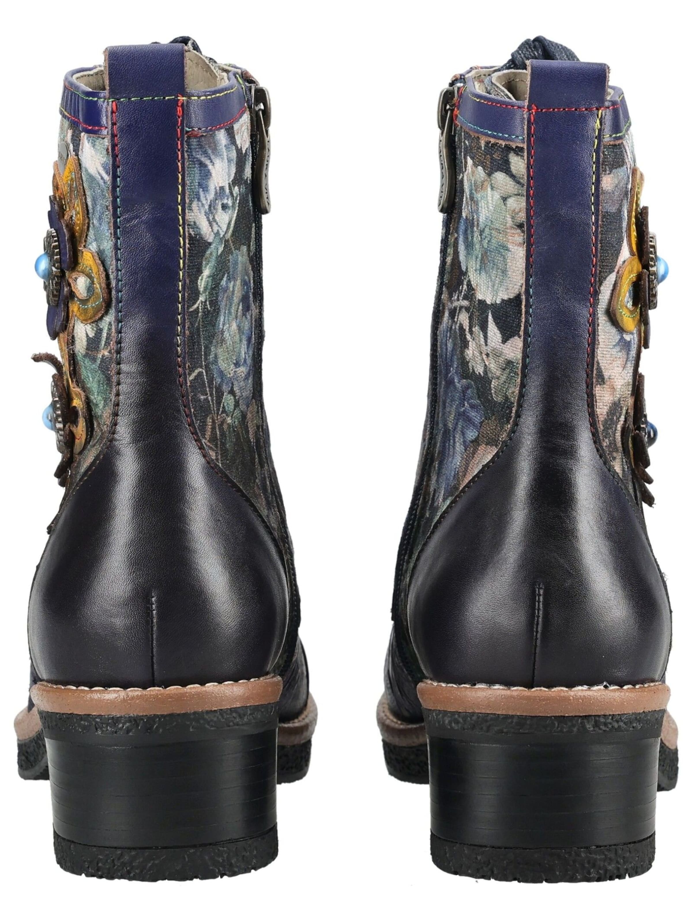 Bottines à lacets Laura Vita en violet