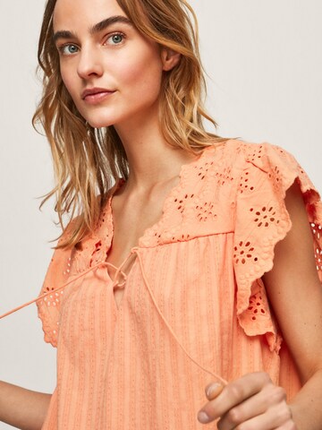 Pepe Jeans Blouse 'Anaise' in Oranje