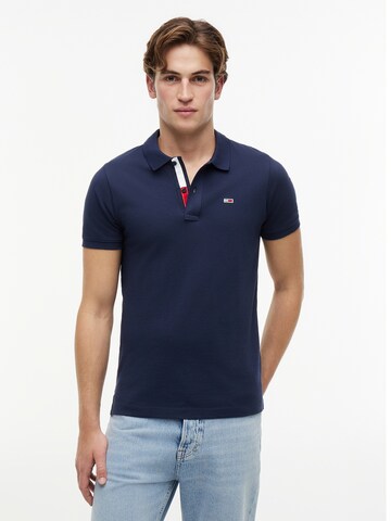 T-Shirt Tommy Jeans en bleu : devant