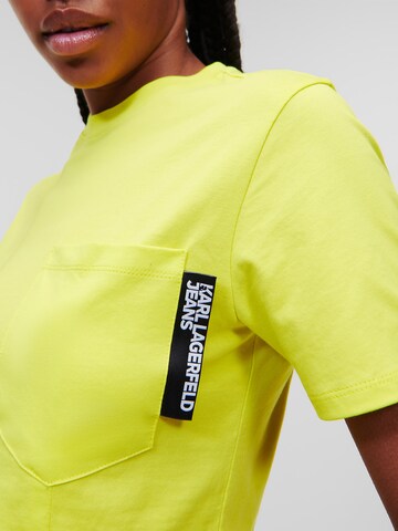 T-shirt KARL LAGERFELD JEANS en jaune