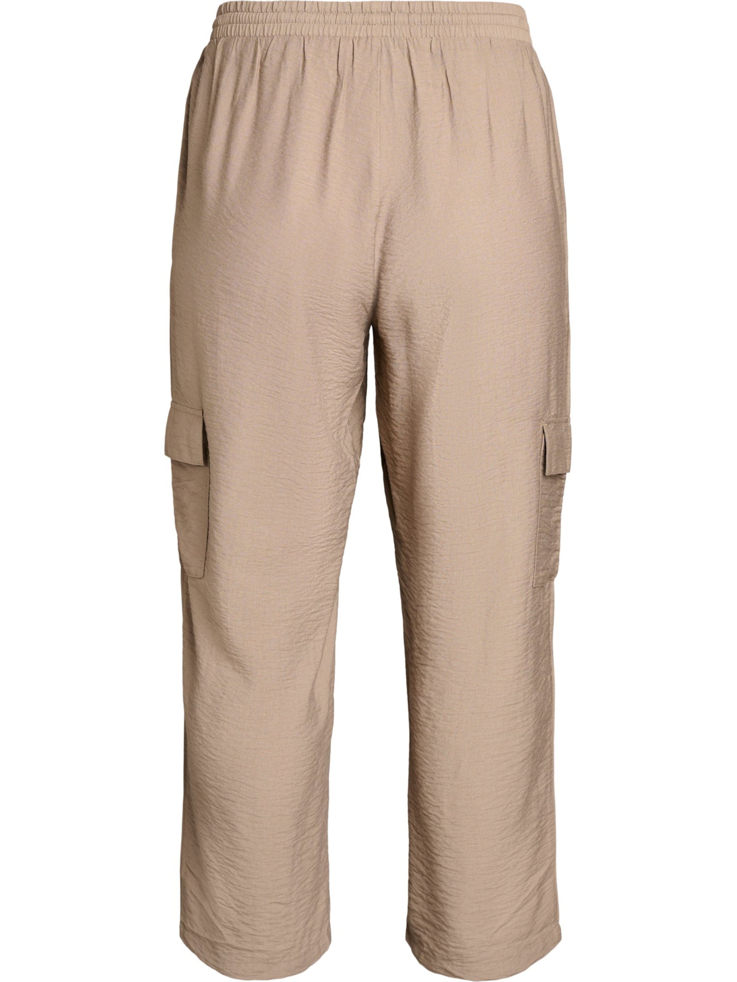 Zizzi Avar lõige Klapptaskutega püksid 'Cavilma', värv beež