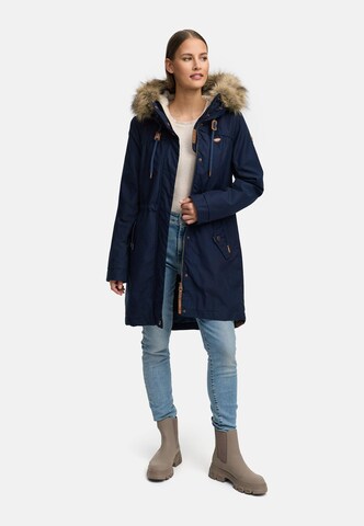 Ragwear Winterparka 'Tawny' in Blau: Vorderseite