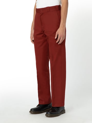 DICKIES Regular Pants '874 WORK' in Red