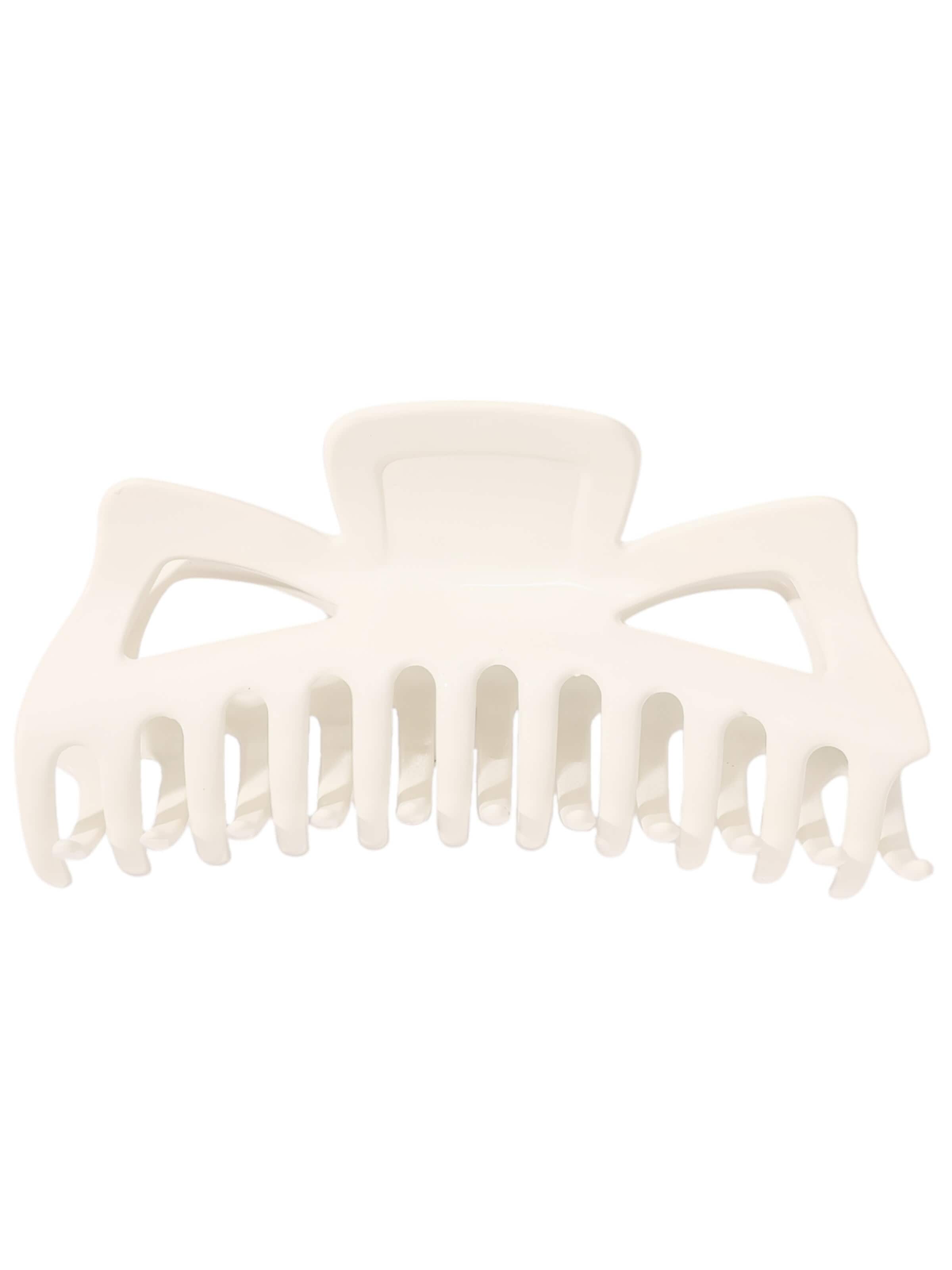 soho Hair accesoires Hair jewelry 'Astrid Hair Clip - White' in 11 cm x 8 cm x 2cm in White, Item view