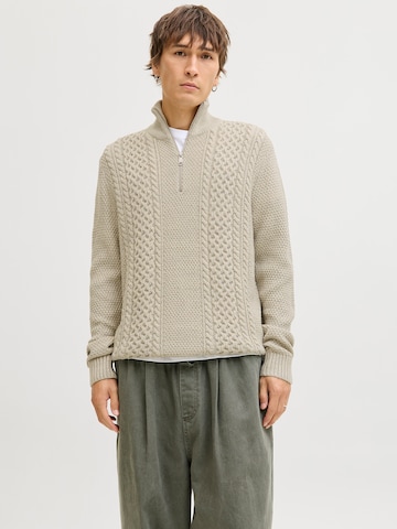 JACK & JONES Neulepaita 'JJPAUL' värissä valkoinen: etupuoli