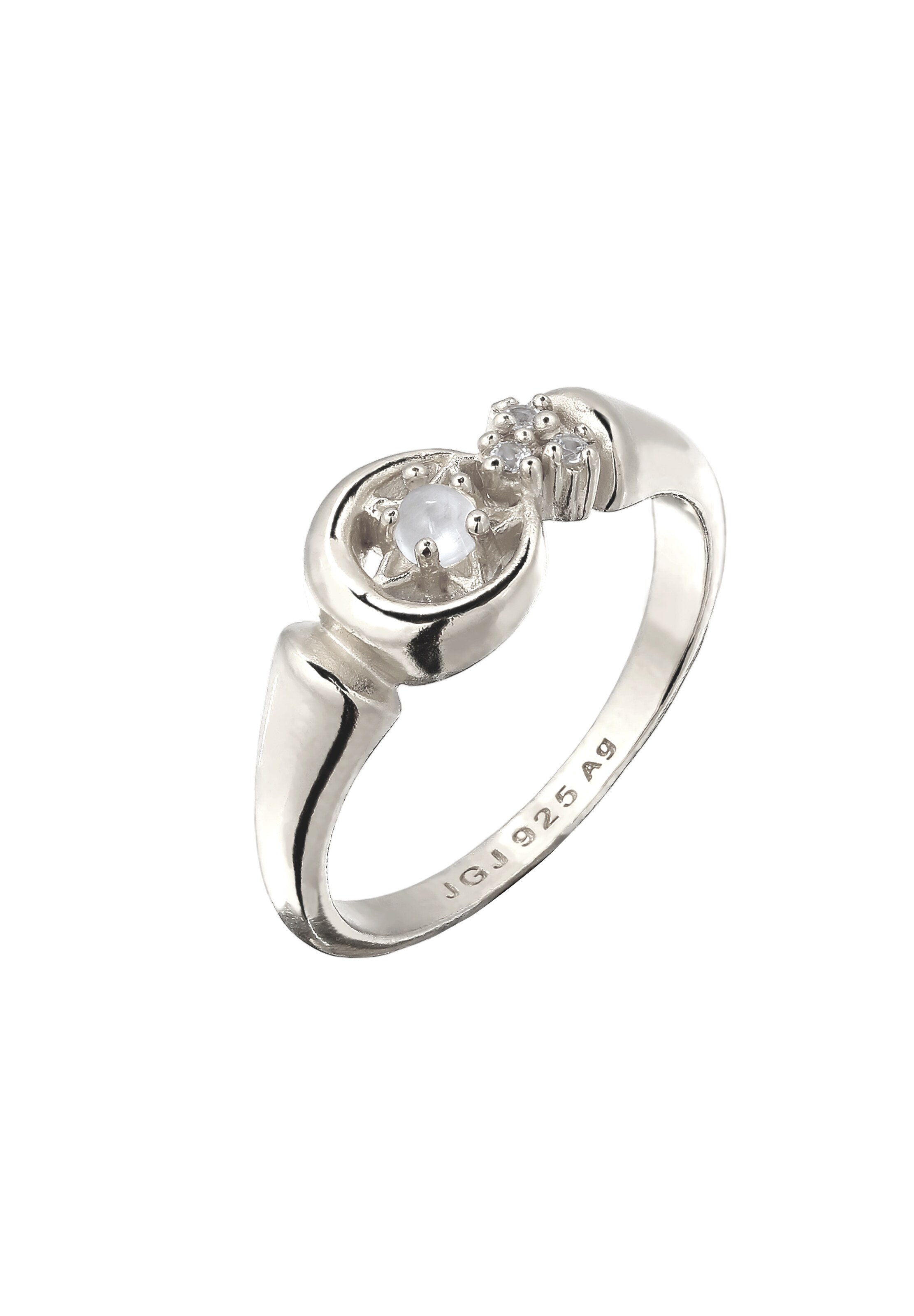 KUZZOI Ring in Silver: front