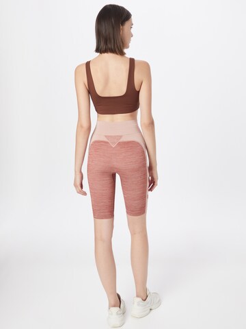 Hummel Skinny Sportbroek in Rood