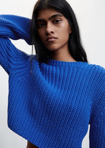 MANGO Sweater in Blue