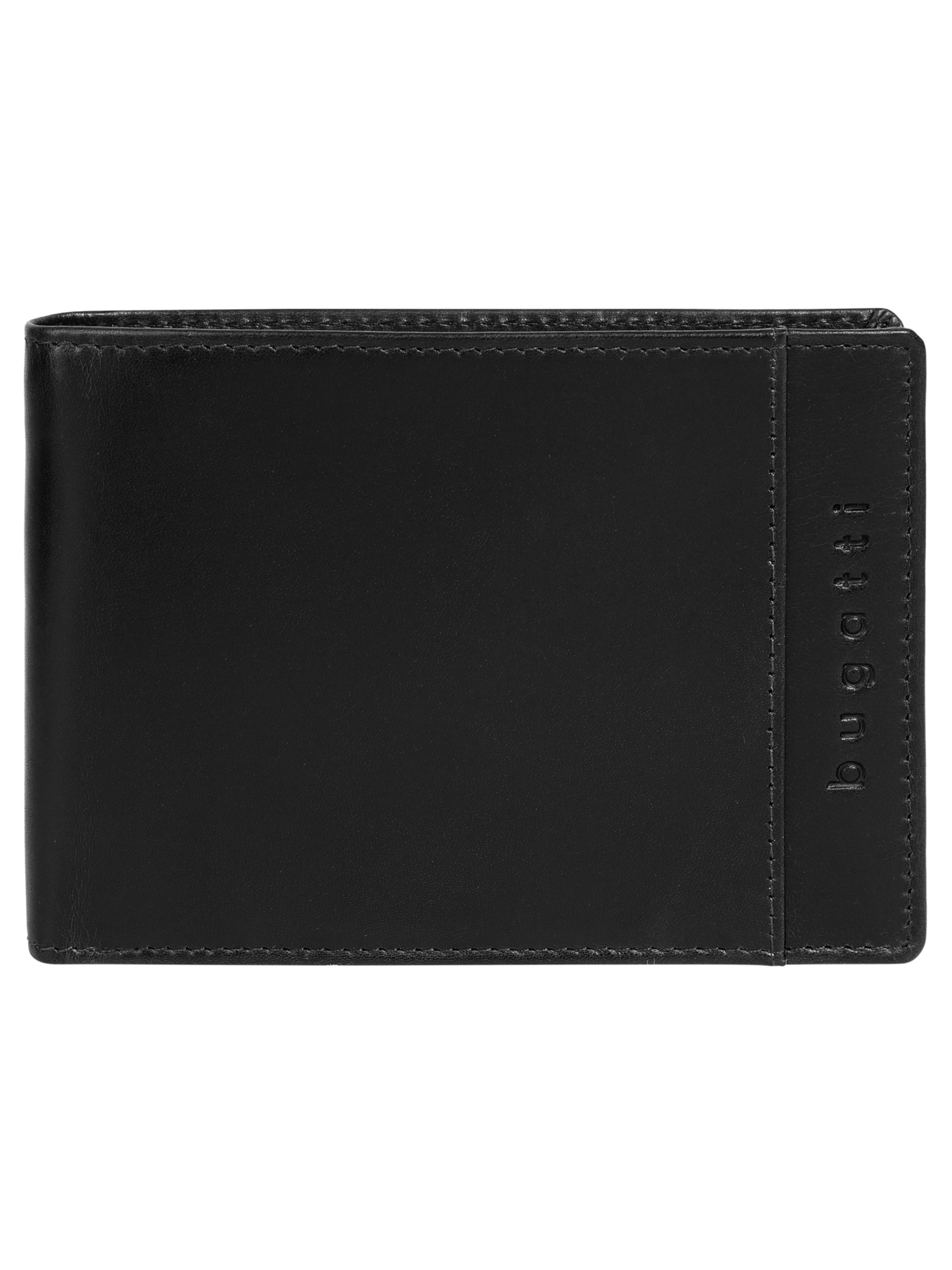 bugatti Wallet 'bugatti Geldbörse ROMANO' in Black: front
