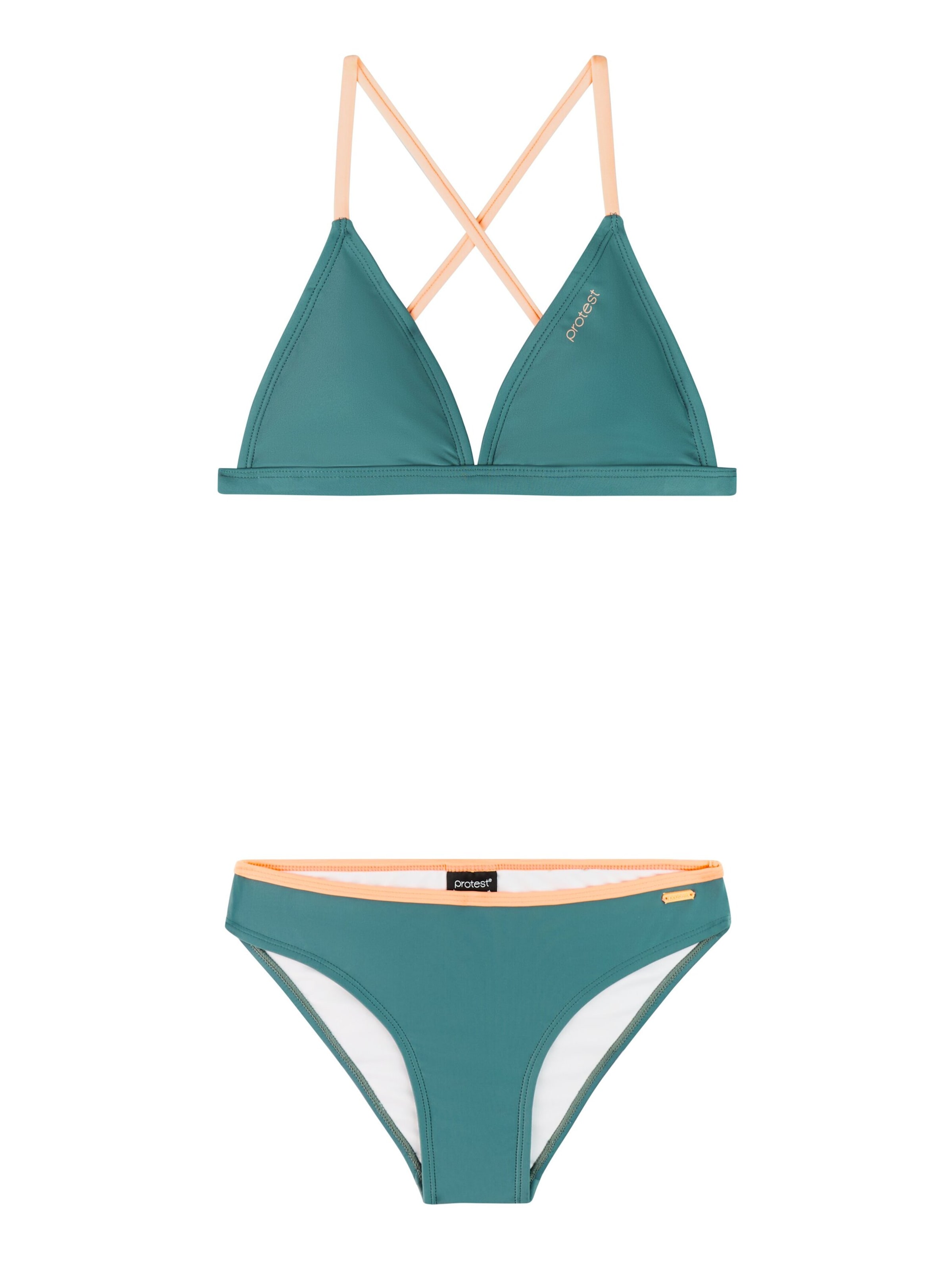 PROTEST Triangel Bikini 'PRTJulas JR' in Groen: voorkant