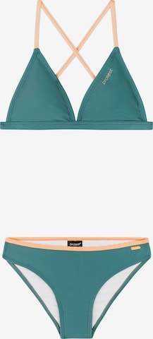 PROTEST Triangel Bikini 'PRTJulas JR' in Groen: voorkant