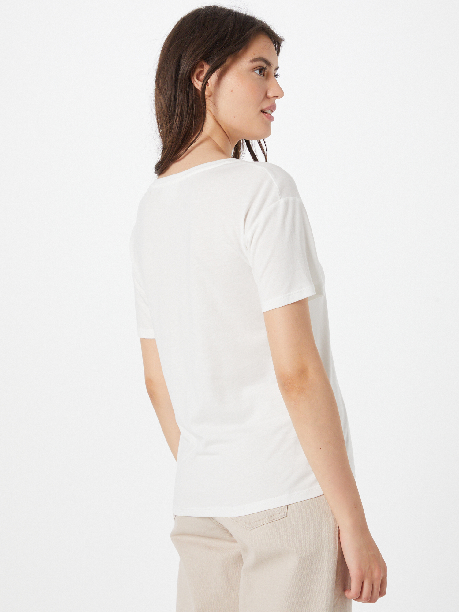 Maison 123 T-Shirt INDRA in Creme, Hellbeige 