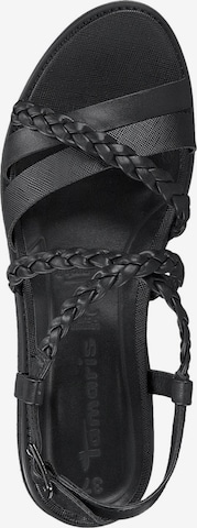 TAMARIS Strap Sandals in Black