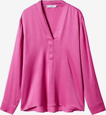 MANGO Blouse in Roze: voorkant