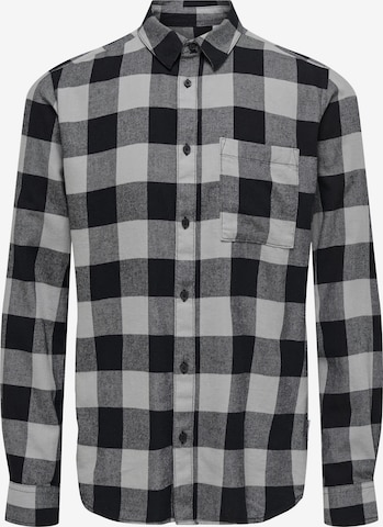 Camicia 'ONSGudmundur' di Only & Sons in grigio: frontale