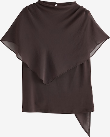 Next - Blusa em castanho: frente